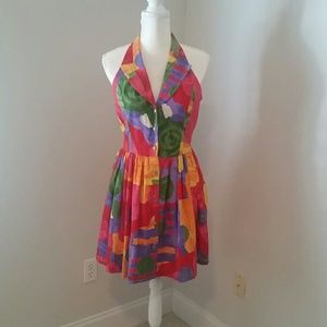Adorable halter dress sz medium